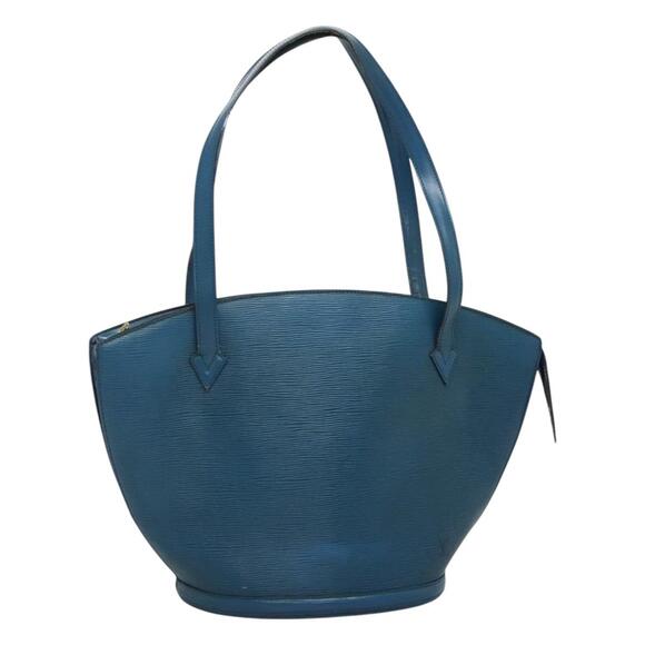 LOUIS VUITTON Epi Saint Jacques Shopping Shoulder Bag Blue M52275 - Picture 1 of 16